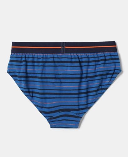 Image of Jockey NB01 Boy's Super Combed Cotton Elastane Stretch Printed Brief with Ultrasoft Waistband (Pack of 2)