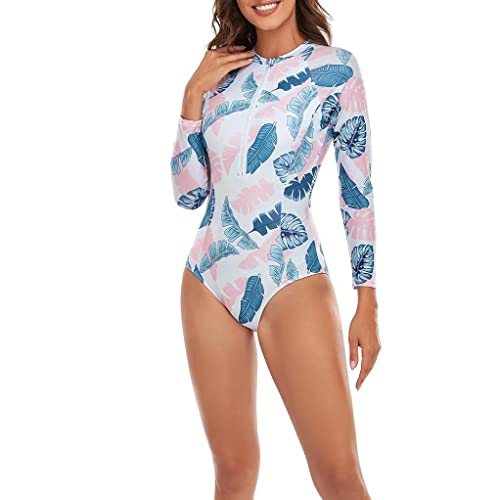 Maillot de bain de surf femme manches longues M 111fdy
