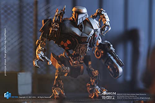 Hiya Toys Robocop 2: Robocain 1:18 Scale Figure,Multicolor #TOP7