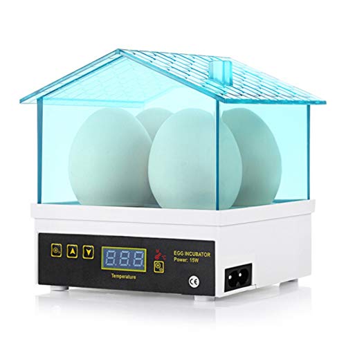 Inicio 4 PCS Eggs Automatic Mini Digital Chicken Duck Bird Hatching Poultry Hatcher Pigeon Quail Egg Automatic Incubator