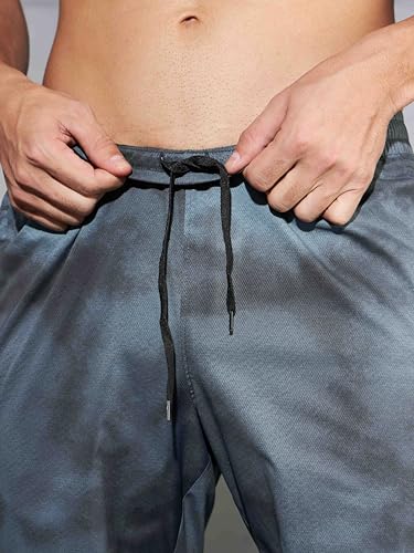Image of TECHNOSPORT Men's Regular Fit All Over Print Stretchable Shorts with Quick Dry, Anti Odour for Gym, Sports and Regular Use