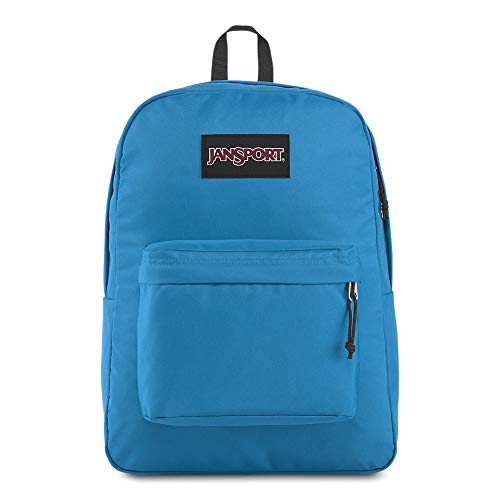 JanSport Black Label Superbreak Backpack - Lightweight School Bag, Blue Jay