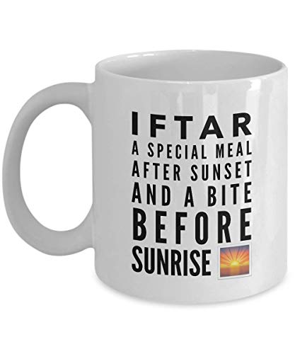 Ramadan Mubarak Coffee Mug - Iftar A Special Meal After Sunset And A
