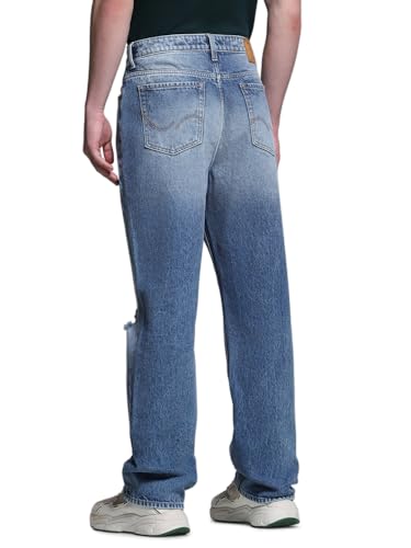 Image of Jack & Jones Men's Loose Fit Jeans | High Rise | Jeans for Men