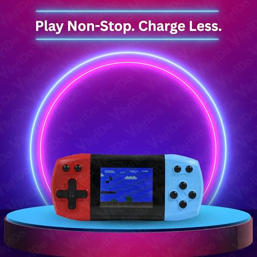 Image of VikriDA Portable Handheld Console 620 in 1 Games 3 Inch LCD Retro Handheld Game Player Video Console
