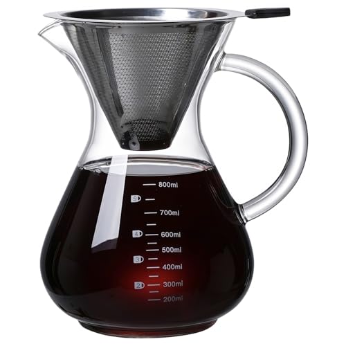 Uranus ϔMKXR[q[T[o[ 400?800ml 蓮hbvp tB^[t R[q[T[o[Zbg ƒpEƖp 1?4lp VFAp R[q[o Mtgp hbvR[q[ tR[q[|bg (800ml,R[q[|bg{tB