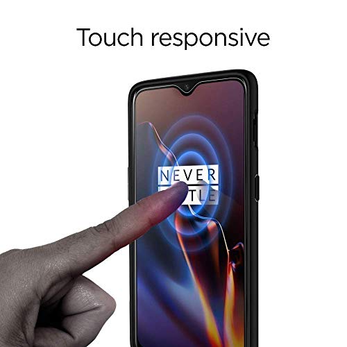 Image of ZARALA Tempered Glass Screen Protector Compatible for (Black) with Edge to Edge Coverage and Easy Installation kit (OnePlus 6T)