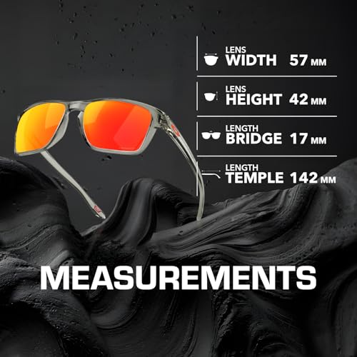 Image of Oakley SYLAS OO9448 Rectangle Shape Sunglasses With Official Eyewear Kit | Men's Sunglasses