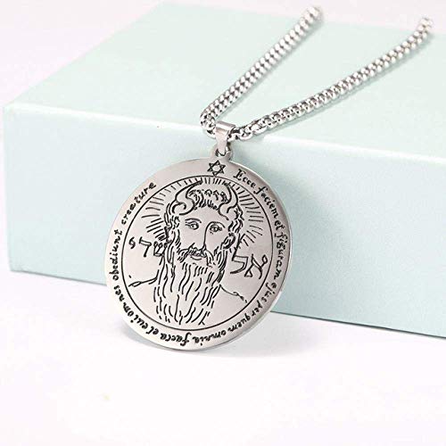 Preisvergleich Produktbild Frühlingsanhänger Halskette, Charm Anhänger Halskette Runde Kette Kette Edelstahl Halskette Fans Geschenk Party Festival