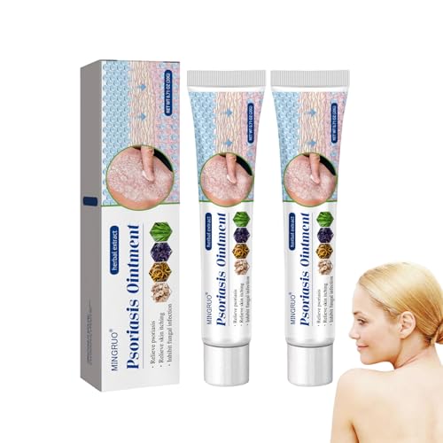 MINGRUO 2Pcs Crèmes Contre Le Psoriasis