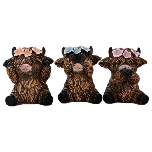 Figurine de vache rustique : cadeau idéal de pendaison de crémaillère - 7