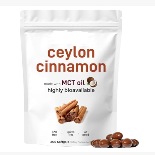 Ceylon Cinnamon Softgels Non-GMO & Gluten-Free 300 Softgels