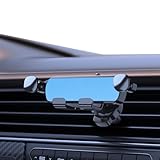 ANKDELL 車 スマホホルダー 【2025新登場&最強の安定】置くだけ 車載スマホスタンド エアコン吹き出し口 片手操作 安定性拔群 取り付け簡単 重力式 手帳型ケース スマホスタンド 転落防止 防振 適用 4.2～7インチ全機種対応 (ブルー)