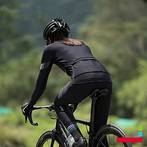 Chaqueta térmica ciclismo con doble capa, negro, XX-Large miniatura 4