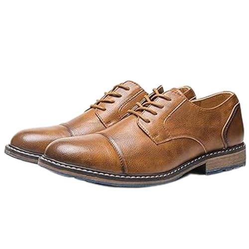 Men's Comfort Dress Shoes Business Casual Leather Oxford Loafers