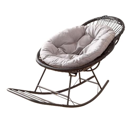 【Elegante relax】Sperimenta il massimo comfort con la nostra moderna sedia a dondolo, progettata per la tua camera da letto o soggiorno. Caratterizzata da morbidi cuscini e un design elegante, questa sedia è perfetta per rilassarsi dopo una lunga giornata o godersi momenti di pace. Migliora l'arredamento della tua casa abbracciando il relax con questa aggiunta essenziale al tuo spazio.