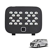 【新登場モデル！】北澤商事 アルファード ヴェルファイア 40系 増設ラゲッジランプ 3段階明るさ調整 カプラーON 増設キット ユニット 高輝度 タッチセンサー機能 ラゲッジランプ 省エネ 増設キット 内装パーツ アクセサリー 車種専用設計 取扱説明書付き 1個セット（年式：令和5年6月～現行） (ブラック)