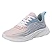 NYYY Chaussures de loisirs pour femme - En maille respirante - Pour le fitness, la course à pied, le sport, les loisirs, Rose, 38 EU