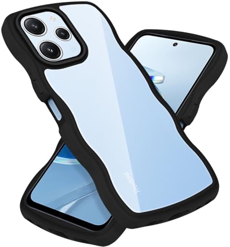 �N���A Xiaomi Redmi 12 5G �P�[�X/XIG03 �P�[�X ���킢�� �g��t���[�� ���˂��� �ϏՌ� �V���I�~ ���h�~12 5G ����~�� �X�}�z�P�[�X �l�C ���� �J�o�[ �����h�~ ���C�����X�[�d�Ή� (�u���b�N)