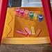Step2 Easel for Two Toddlers - Durable Two-Sided Art Dry Chalk board with Magnetic Letters, Sign and Numbers, Red