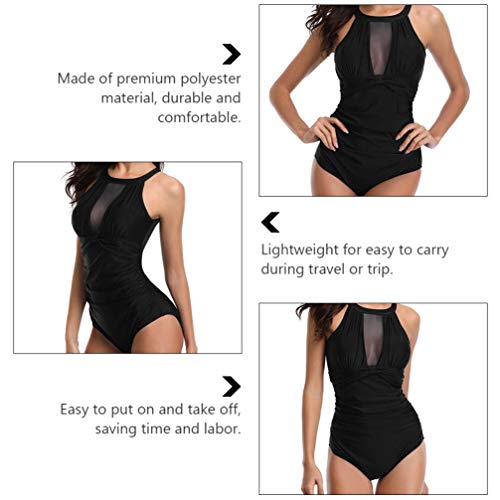 SOIMISS 1Pc Mulheres Swimsuit de Uma Peça Com Decote Em V Profundo Maiô Backless Swimwear para Mulhe