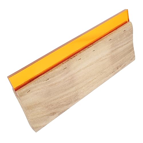 HOMSFOU Ink Scraper for Wood Handle Replacement for Squeegee Vinyl Scraper Tool