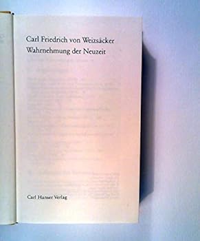 Hardcover Wahrnehmung der Neuzeit (German Edition) [German] Book