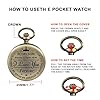 to My Son Pocket Watch Classic Vintage Pocket Watches and Chain Timeless Keepsake Gift for Birthdays Graduations and Milestones #4