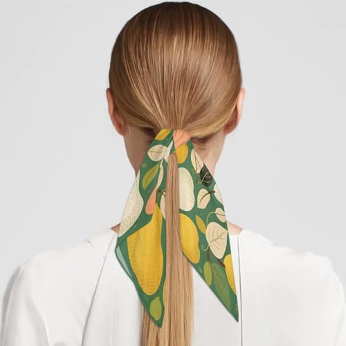 Silk Like Head Scarf Hair Scarf for Women Square Neck Scarves for Hair Wrapping Bag Decor 23.6 Inches4