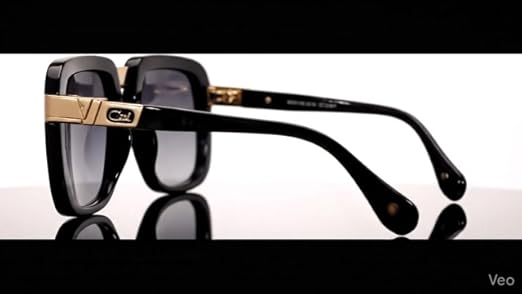 Amazon.com: Cazal 616 001SG Black Gray Gradient Vintage Sunglasses