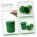 SKISUNO 2pcs Bait Box Lure Minnow Pail Baits Tackle Minnow Bucket with Aerator Battery Operated Container with Lid Live Worms Rod Bucket with Lid Convenient Green PVC