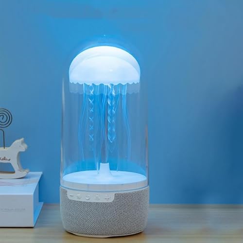 Enceinte Bluetooth portable et veilleuse LED lampe d'humeur méduse