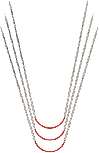 Miniatura 5 de Addi CrasyTrio Novel Long, 11.8 in x 0.118 in, Plata