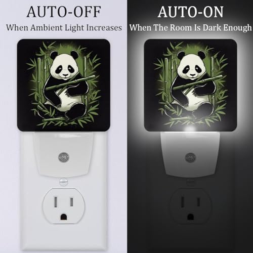 Lámparas de noche LED con sensor, pack x2 miniatura 2