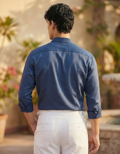 Image of IndoPrimo Men's Stylish Satin Shirt for Party, Formal, Daily and Casual Wear Full Sleeve Shirt for Mens - Trio