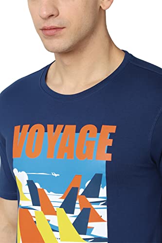 Image of Van Heusen Men's Cotton Slim Fit T-Shirt