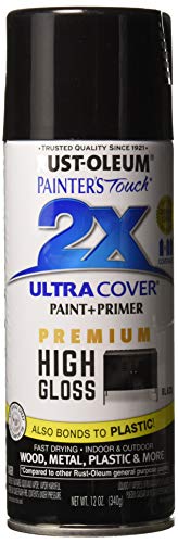 Rust-Oleum 331172 Painter's Touch 2X Spray Paint, Black