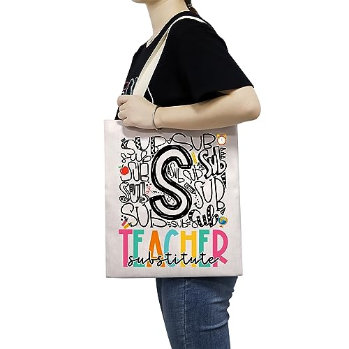 Bolso bandolera para profesor suplente, regalo para profesores suplentes miniatura 6