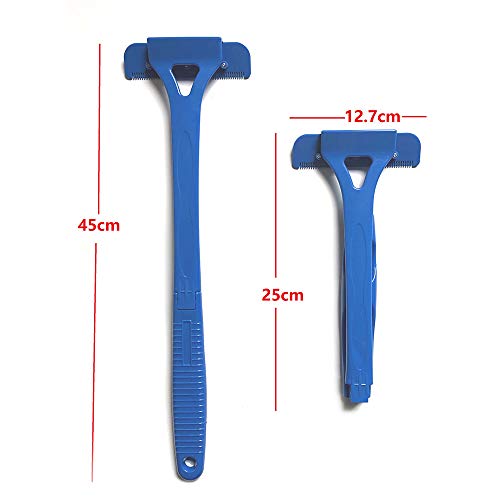 Andoer Máquina de barbear costas para homens Ferramenta de remoção de aparador de cabelo de barbear