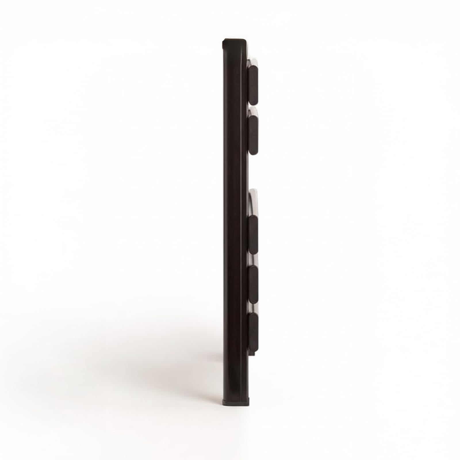 YOEVU | Toallero eléctrico | 150W, Aleación de Aluminio, 55,5x5,5x52,7cm | Pantalla LCD táctil, Temporizador programable, bajo Consumo | Secado eficiente y Ahorro energético | Negro