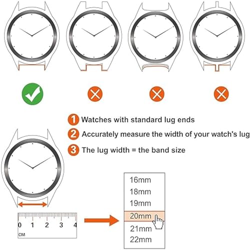 Pack de 10 correas de nylon para reloj de 22 mm miniatura 2