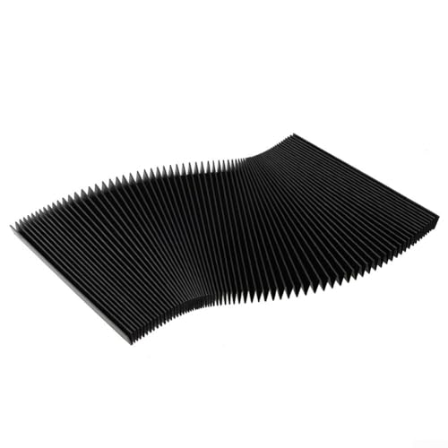 Milling Machine Tool Foldable Accordion Bellows Cover Rubber Dust Protective Cover, For Milling Machine Part Accordion Way Shield Guard 1.5M(200mm)