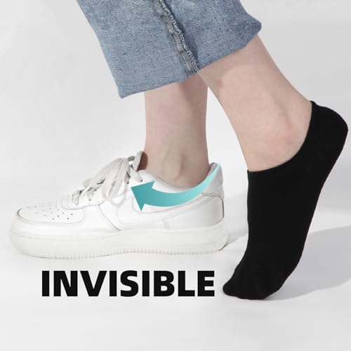 No Show Socks Women And Men Invisible Low Cut Athletic Liner Socks, 6 Pairs4