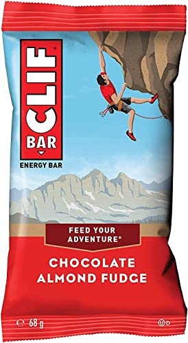 CLIF BAR | Energieriegel – Protein Riegel | mit 11g pflanzlichem Eiweiß | Chocolate Almond Fudge | Energy Bar |12 x 68 g