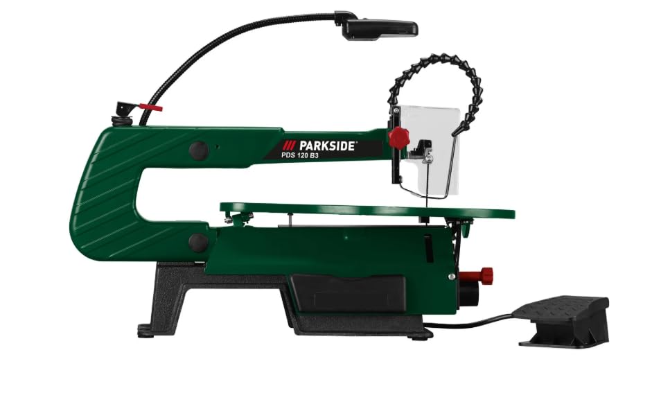 Parkside Scie à chantourner PDS 120 B3 avec lampe LED
