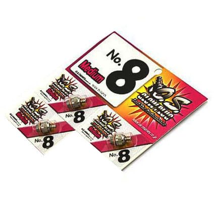 3Pcs O.S. Spark Glow Plug NO.8 OS #8 Hot For Nitro Fuel Engine RC Car Airplane