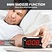 Senicare Home LED Digital Alarm Clock with Nightlight, Easy to Set, Full Range Brightness Dimmer, USB Charging Port, Snooze, Outlet Powered Compact Clock for Bedrooms, Bedside, Desk - Battery Backup