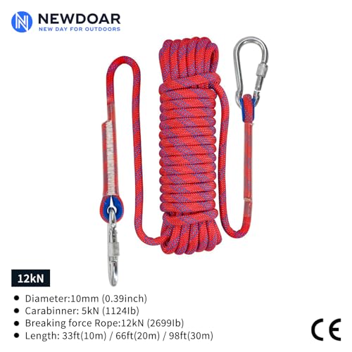 NewDoar 12KN Marine Floating Rope 10mm Dock Line 16FT(5M) 33FT(10M) 66FT(20M) 98FT(30M) Anchor Mooring Rope for Boating Anchoring - Image 2
