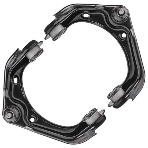 Image of Detroitaxle - Front Upper Control Arms w /Ball Joints + Inner Tie Rods + Sway Bar Links & Boots Replacement for 06-10 Ford Explorer Sport Trac Mercury Mountaineer [from 7 /19 /05 Only] - 10pc Set