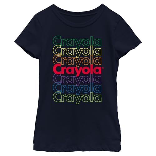 Girl's Crayola Rainbow Colors Logo T-Shirt
